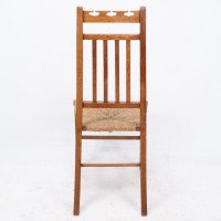 E. A. Taylor Attributed, for Wylie & Lochhead. A Pair of Arts & Crafts Side Chairs - Thumbnail 16