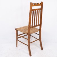 E. A. Taylor Attributed, for Wylie & Lochhead. A Pair of Arts & Crafts Side Chairs - Thumbnail 15
