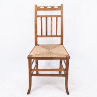 E. A. Taylor Attributed, for Wylie & Lochhead. Arts & Crafts Side or Bedroom Chair - Thumbnail 2