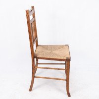 E. A. Taylor Attributed, for Wylie & Lochhead. Arts & Crafts Side or Bedroom Chair - Thumbnail 5