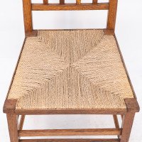E. A. Taylor Attributed, for Wylie & Lochhead. Arts & Crafts Side or Bedroom Chair - Thumbnail 7