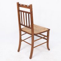 E. A. Taylor Attributed, for Wylie & Lochhead. Arts & Crafts Side or Bedroom Chair - Thumbnail 15