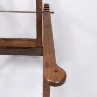 A Cotswold School Arts & Crafts Reclining Oak Armchair of Superior Quality - Thumbnail 12