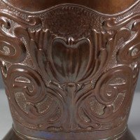 Townshend's Birmingham (stamped). An Impressive Arts & Crafts Copper Coal Bucket - Thumbnail 12