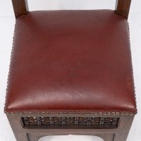 Liberty & Co., Two Moorish Side or Childs Chair with Mashrabiya Turned Details - Thumbnail 18