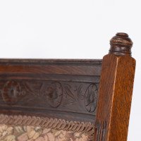 E. W. Godwin Attributed, a Set of Four Aesthetic Movement Oak Dining Chairs - Thumbnail 16