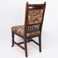 E. W. Godwin Attributed, a Set of Four Aesthetic Movement Oak Dining Chairs - Thumbnail 17