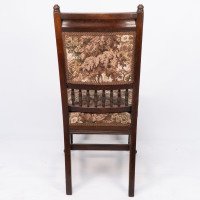 E. W. Godwin Attributed, a Set of Four Aesthetic Movement Oak Dining Chairs - Thumbnail 18