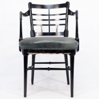 James Plucknett, attributed. Probably for Collier & Plucknett. An Aesthetic Movement Jacobean or Old English Armchair - Thumbnail 11