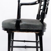 James Plucknett, attributed. Probably for Collier & Plucknett. An Aesthetic Movement Jacobean or Old English Armchair - Thumbnail 14