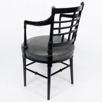 James Plucknett, attributed. Probably for Collier & Plucknett. An Aesthetic Movement Jacobean or Old English Armchair - Thumbnail 16