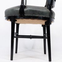 James Plucknett, attributed. Probably for Collier & Plucknett. An Aesthetic Movement Jacobean or Old English Armchair - Thumbnail 15