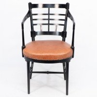 James Plucknett, attributed. Probably for Collier & Plucknett. A Jacobean/Old English Aesthetic Movement Armchair - Thumbnail 2