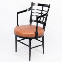 James Plucknett, attributed. Probably for Collier & Plucknett. A Jacobean/Old English Aesthetic Movement Armchair - Thumbnail 3