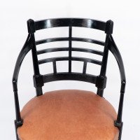 James Plucknett, attributed. Probably for Collier & Plucknett. A Jacobean/Old English Aesthetic Movement Armchair - Thumbnail 6