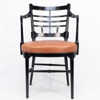 James Plucknett Attributed, probably for Collier & Plucknett. A Jacobean/Old English Aesthetic Movement Armchair - Thumbnail 13
