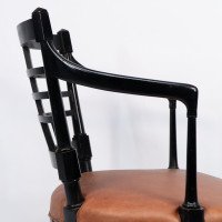 James Plucknett Attributed, probably for Collier & Plucknett. A Jacobean/Old English Aesthetic Movement Armchair - Thumbnail 15