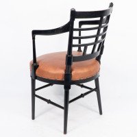 James Plucknett Attributed, probably for Collier & Plucknett. A Jacobean/Old English Aesthetic Movement Armchair - Thumbnail 17