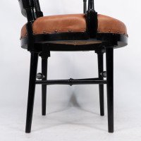 James Plucknett, attributed. Probably for Collier & Plucknett. A Jacobean/Old English Aesthetic Movement Armchair - Thumbnail 16