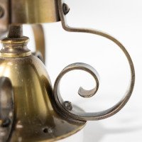 Arts & Crafts Copper Stair Post Lantern with Matching Hall Lantern - Thumbnail 12
