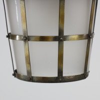 Arts & Crafts Copper Stair Post Lantern with Matching Hall Lantern - Thumbnail 19