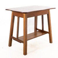 Liberty & Co., Arts & Crafts Oak Oblong Side Table