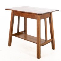 Liberty & Co., Arts & Crafts Oak Oblong Side Table - Thumbnail 3