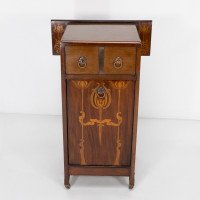 Liberty & Co. Attributed, Arts & Crafts Coal Purdonium with Inlaid Floral Details - Thumbnail 2