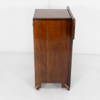 Liberty & Co. Attributed, an Arts & Crafts Coal Purdonium with Inlaid Floral Details - Thumbnail 5