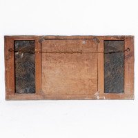 An Aesthetic Movement Brass Mirror with Stylized Peacocks Perched on a Branch - Thumbnail 13