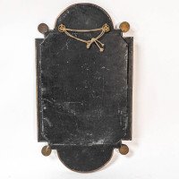 Arts & Crafts brass mirror with floral and bead decorations - Thumbnail 13