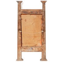 Liberty & Co., attributed. Arts & Crafts Wall Mirror with an Engraved Flower to the Glass - Thumbnail 10