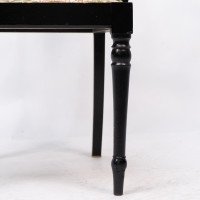 Morris & Co., attributed. An Arts & Crafts Beech Armchair with Morris Fabric Seat - Thumbnail 14