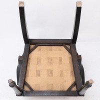 Morris & Co. Arts & Crafts Beech Armchair with Morris Fabric Seat - Thumbnail 20