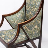 Giacomo Cometti, a Sophisticated Anglo-Japanese Style Armchair of Angular Design - Thumbnail 11