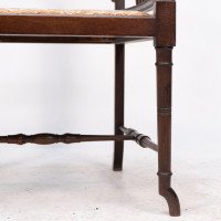 Henry Batley ( attributed. ). An Aesthetic Movement Mahogany Armchair - Thumbnail 18