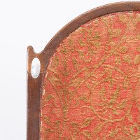 G. M. Ellwood for J. S. Henry. Arts & Crafts Armchair with Mother-of-pearl Inlay - Thumbnail 8