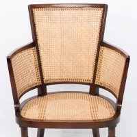 An Anglo-Japanese Cane Work Armchair - Thumbnail 6