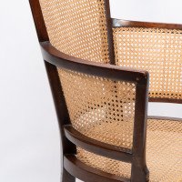 An Anglo-Japanese Cane Work Armchair - Thumbnail 9