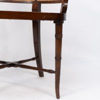 An Anglo-Japanese Cane Work Armchair - Thumbnail 12