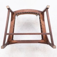 Liberty & Co., Arts & Crafts Moorish Armchair with Original Leather Seat - Thumbnail 20