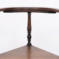 Jas Shoolbred. Aesthetic Movement Oak Corner Armchair with Stylised Turnings - Thumbnail 7