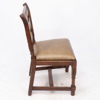 J. P. Seddon Attributed, Aesthetic Movement Oak Side Chair with Ebonised Circles - Thumbnail 5