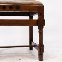 J. P. Seddon Attributed, Aesthetic Movement Oak Side Chair with Ebonised Circles - Thumbnail 13