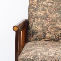 G. M. Ellwood for J. S. Henry. A Rare Progressive New Art Armchair with Fruitwood Inlays - Thumbnail 7