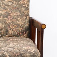 G. M. Ellwood for J. S. Henry. A Rare Progressive New Art Armchair with Fruitwood Inlays - Thumbnail 8