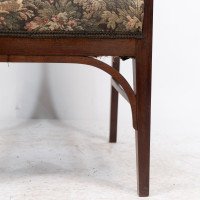 G. M. Ellwood for J. S. Henry. A Rare Progressive New Art Armchair with Fruitwood Inlays - Thumbnail 14