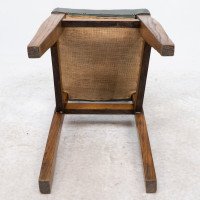 William Birch. Arts & Crafts High Seat Music Chair with Leather Seat - Thumbnail 16