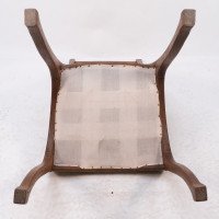 Leon Benouville. An Art Nouveau Oak Desk or Side Chair with Subtle Organic Lines - Thumbnail 17