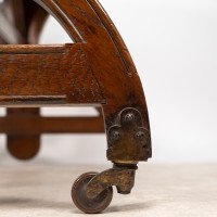 Bruce Talbert Attributed, for Cox & Sons. A Good Period Gothic Revival Oak Desk - Thumbnail 13